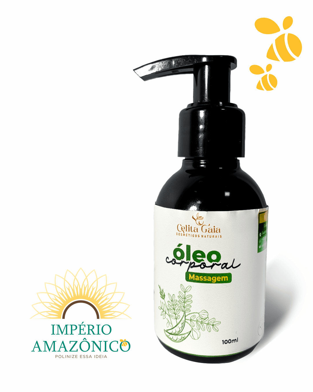 ÓLEO CORPORAL - MASSAGEM Óleo de massagem corporal Andiroba, Copaíba e Pracaxi - Imagem 1